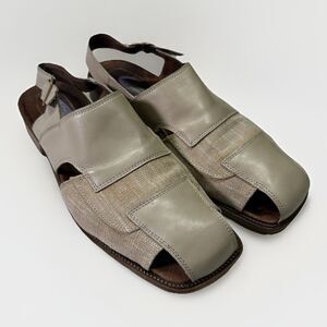 Fratelli Footwear Leather & Canvas Sandals Size 13M